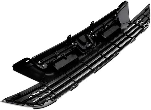 PIT66 Front Bumper Hood Grille Guards + 2Pcs Eye Lid, Compatible with 2016-2018 Honda Civic 10th GEN OE Factory Style ABS Plastic Grill 68431JA00A in Kuwait