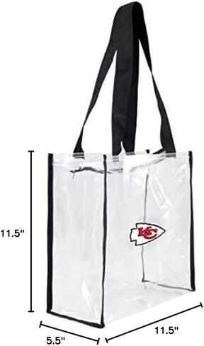 Littlearth Cincinnati Bengals NFL Clear Square Stadium Tote in Saudi Arabia