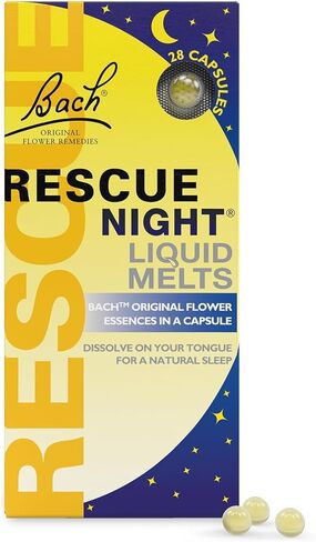 Bach Rescue Sleep Natural Sleep Remedy Liquid Melts Natural Sleeping Aid - 28 Capsules (2 Pack (28 Capsules)) in Saudi Arabia