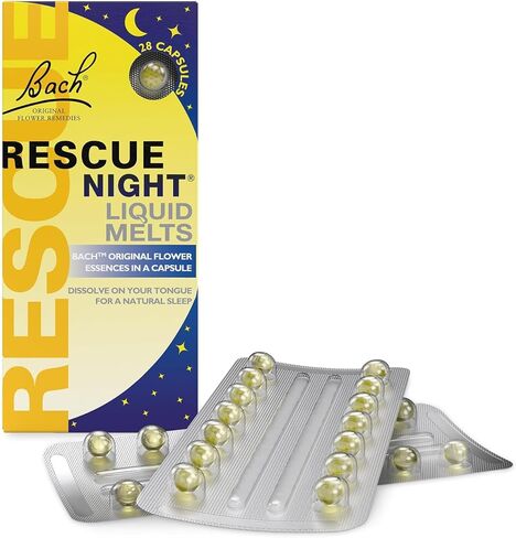 Bach Rescue Sleep Natural Sleep Remedy Liquid Melts Natural Sleeping Aid - 28 Capsules (2 Pack (28 Capsules)) in Saudi Arabia