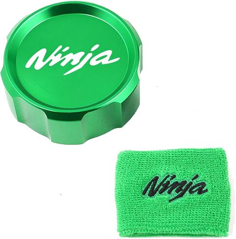 مناسب لـ Kawasaki Ninja 1000SX 2024 2023 Ninja 1000 ZX6R ZX636 ZX10R ZH2 CNC Motorcycle Front Frane Fluid Capoir Cover Cover Cover Cover (Green) in Saudi Arabia