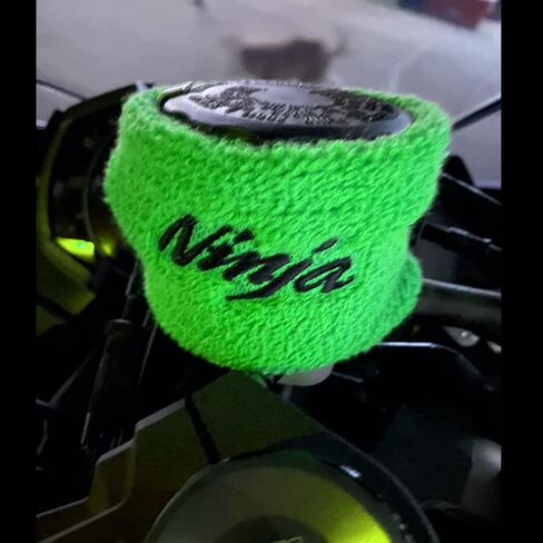مناسب لـ Kawasaki Ninja 1000SX 2024 2023 Ninja 1000 ZX6R ZX636 ZX10R ZH2 CNC Motorcycle Front Frane Fluid Capoir Cover Cover Cover Cover (Green) in Saudi Arabia