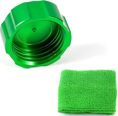مناسب لـ Kawasaki Ninja 1000SX 2024 2023 Ninja 1000 ZX6R ZX636 ZX10R ZH2 CNC Motorcycle Front Frane Fluid Capoir Cover Cover Cover Cover (Green) in Saudi Arabia