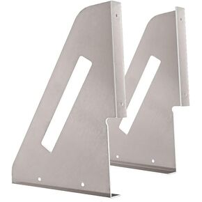Mytee Products Aluminum Mounting Brackets for Flatbed and Stepdeck Trailer Toolbox - 18" x 24" Weld-on, Weather Resistant Underbody Truck Tool Box Mounting Kit - 1 Pair in Saudi Arabia