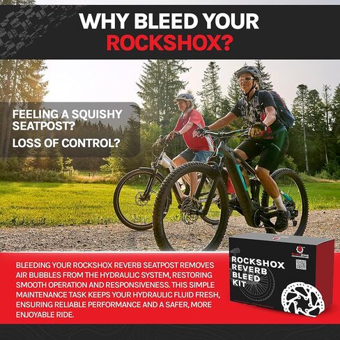 RSN Sports Bleed Kit for RockShox Reverb 1x and X-Loc with Genuine Reverb Fluid in Kuwait