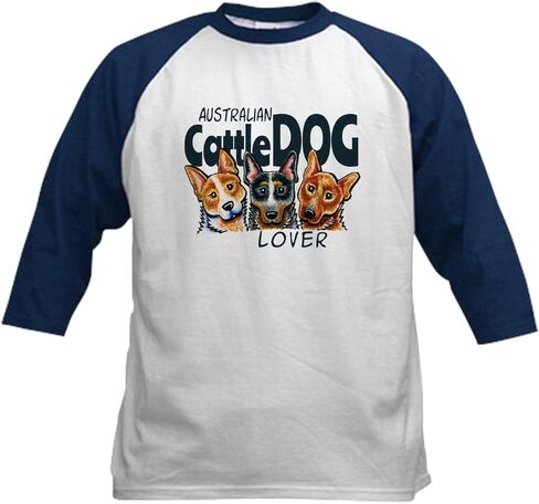 Cafepress ACD Lover Baseball Jersey Kids Cotton Baseball Jersey ، 3/4 Raglan Sleeve Shirt in Kuwait