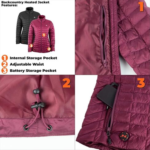 Fieldsheer Mobile Warming Women's Backcountry Jacket 7.4V in Kuwait
