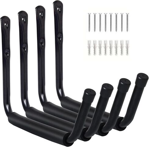 Kayak Storage Rack Wall Mount, Kayak Rack, Heavy Duty Garage Storage Hooks for 2 Kayaks Suitable for Indoor, Outdoor, Kayak Storage Racks in Saudi Arabia