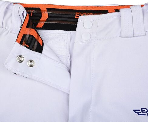 Exxact Sports Homerun Mens Baseball Pants - Full Length Baseball Pants Mens with Piping, Semi-Relaxed Open Bottom Pants in Saudi Arabia