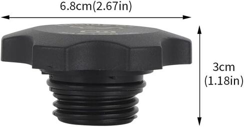 Engine Oil Filler Cap for Dodge Ram Jeep Chrysler, 1997-2003 Ram 1500 2500 3500, Wrangler, Cherokee, Caravan, Dakota, Durango, Intrepid, Neon, Stratus, Concorde, PT Cruiser, 53010654AA 04648831AA in Saudi Arabia