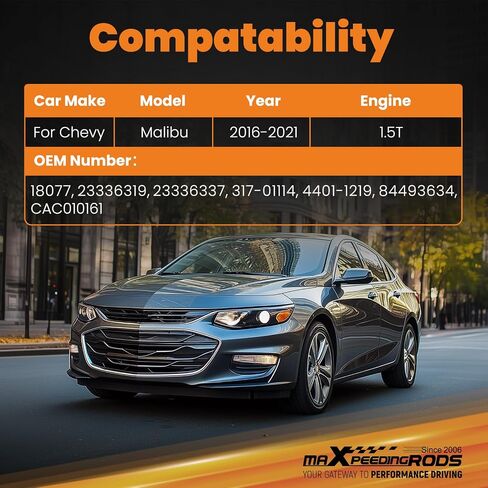 MaxPeedingrods Turbo Intercooler Charge Cooler لـ Chevy Malibu 1.5t 2016-2021 ، 23336337 84493634 18077 23336319 in Kuwait