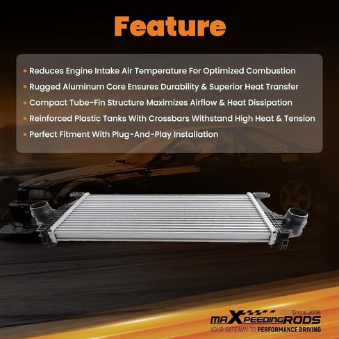 MaxPeedingrods Turbo Intercooler Charge Cooler لـ Chevy Malibu 1.5t 2016-2021 ، 23336337 84493634 18077 23336319 in Kuwait