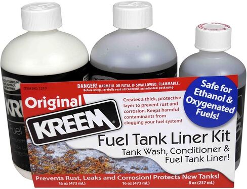 KREEM Combo Combo Pack Fuel Tank Liner طقم لخزان 2.5 جالون (مصنوع في الولايات المتحدة الأمريكية) in Kuwait