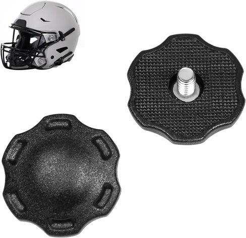 2 PCS مسامير الإبهام متوافقة مع خوذة Riddell Speedflex لكرة القدم ، مسامير الإبهام المستخدمة لعقد نظام تثبيت خوذة كرة القدم ، مناسبة للشباب والبالغين in Saudi Arabia