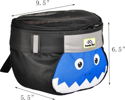 Kids Bike Basket,Durable Front Frame Bicycle & Scooter Basket Bag,Waterproof Bicycle Handlebar Bag for Boys, Girls, Toddlers in Saudi Arabia