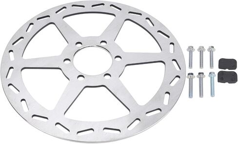 180mm Mini Bike Disc Brake Rotor with Pads Replacement for Mega Moto Classic 80 MM B80 105 MM B105 1000w Electric Mini Bike Powersports Parts in Saudi Arabia