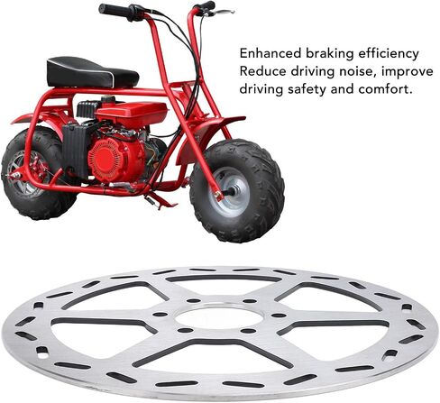 180mm Mini Bike Disc Brake Rotor with Pads Replacement for Mega Moto Classic 80 MM B80 105 MM B105 1000w Electric Mini Bike Powersports Parts in Saudi Arabia