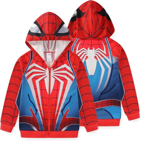 Marvel Spider-Man Venom Boys Full Zip Up Hoodie for Big Kids (Size: 8-20) in Saudi Arabia