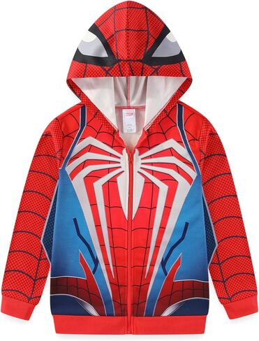 Marvel Spider-Man Venom Boys Full Zip Up Hoodie for Big Kids (Size: 8-20) in Saudi Arabia