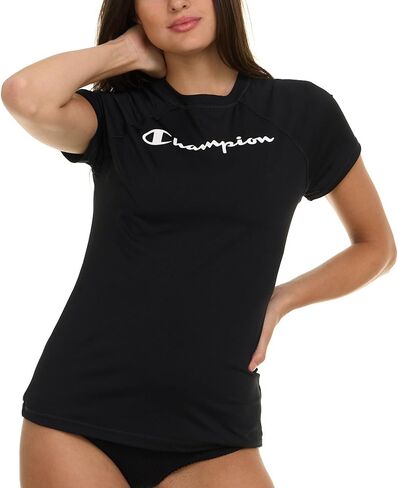 حارس بطل الطفح الجلدي للنساء ، وثيقة غارقة من الغلاف القصيرة ، قميص Rashguard Swim قميص UPF 50+ SPF و UV حماية in Kuwait