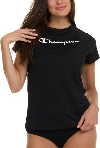 حارس بطل الطفح الجلدي للنساء ، وثيقة غارقة من الغلاف القصيرة ، قميص Rashguard Swim قميص UPF 50+ SPF و UV حماية in Kuwait