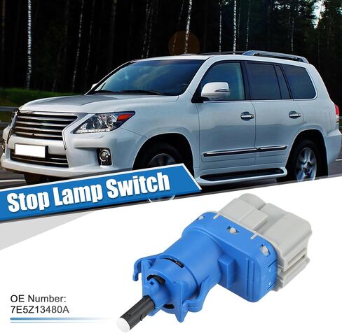 X AutoHaux Stop Lamp Switch Switch Switch Assembly for Ford Fusion 2006-2009 No.7E5Z13480A البلاستيك المعدني الأزرق in Kuwait