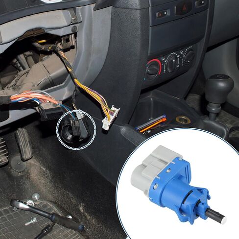 X AutoHaux Stop Lamp Switch Switch Switch Assembly for Ford Fusion 2006-2009 No.7E5Z13480A البلاستيك المعدني الأزرق in Kuwait