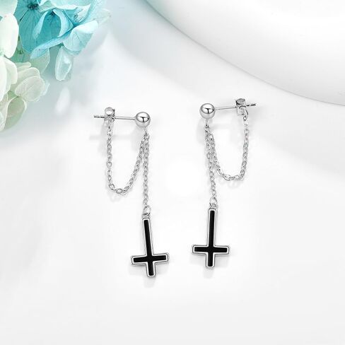 Chicken Earrings Sterling Silver Chicken Hoop Earrings Chicken Jewelry Gifts for Mom Women Girls in Saudi Arabia