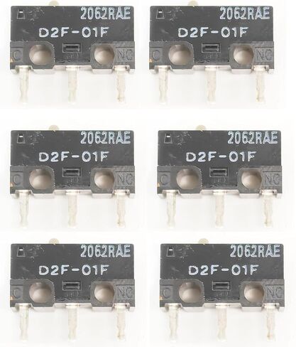 PMMCON 6 قطع D2F-01F D2F01F مايكرو سويتش ميكروسويتش متوافق مع مفتاح الماوس الصغير in Saudi Arabia