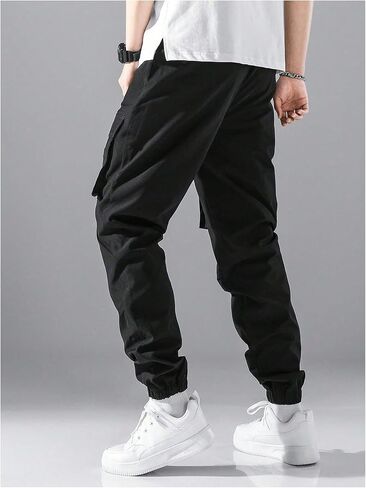 GORGLITTER Boy's Cargo Pants 2 Piece Elastic Waist Hiking Pants Joggers with Pockets in Kuwait