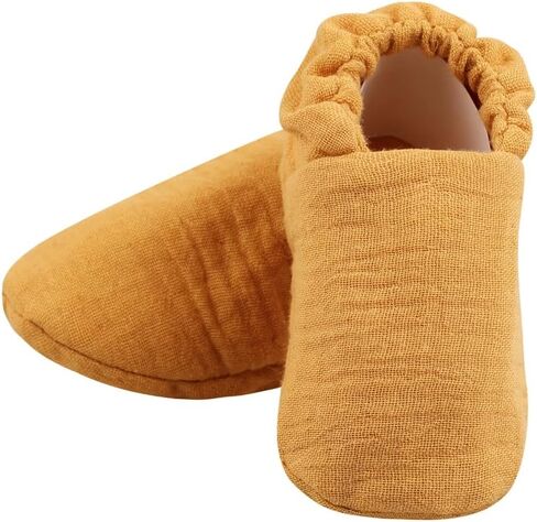 Comfortable Newborns Cotton Socks Shoes Gentle Care Prewalker for Boys and Girls Baby Learning to Walking Shoes in Kuwait