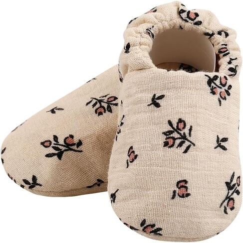 Comfortable Newborns Cotton Socks Shoes Gentle Care Prewalker for Boys and Girls Baby Learning to Walking Shoes in Kuwait