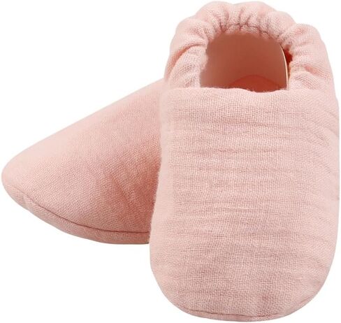 Comfortable Newborns Cotton Socks Shoes Gentle Care Prewalker for Boys and Girls Baby Learning to Walking Shoes in Kuwait