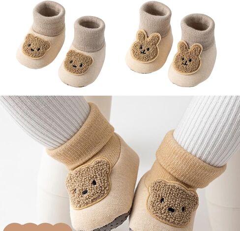 1 زوج من الجوارب الجوارب الطابق غير المتوحش الجوارب القطن الوسطى من 0 إلى 18 شهرًا الطفل in Kuwait