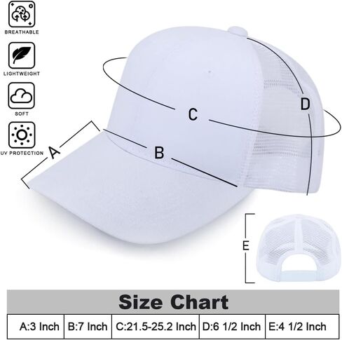 ZH 24 Pack Blank Mesh Trucker Hats ، قبعات البيسبول السائبة قابلة للتعديل للرجال والنساء ، قبعات Snapback العادية بالجملة in Kuwait