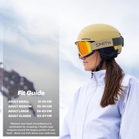 SMITH Unisex Level MIPS Snow Sport Helmet - Matte Forest | Small in Saudi Arabia