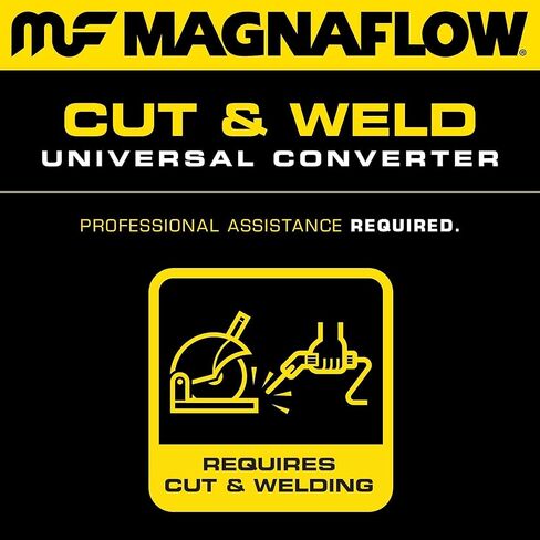 محول Magnaflow الحفاز 338005: 2.25 "/2.25" مدخل/منفذ ، كاليفورنيا ، FIT (متوافق مع الكربوهيدرات) in Kuwait