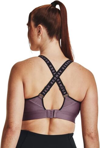 حمالة صدر رياضية Infinity High Impact للنساء من Under Armour، (500) أرجواني ضبابي/أسود/أرجواني ضبابي، مقاس متوسط in Saudi Arabia