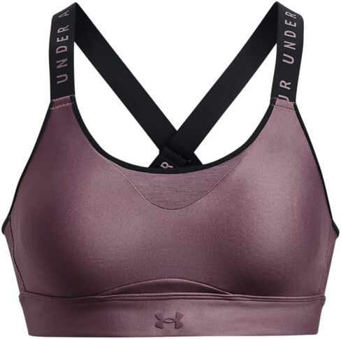 حمالة صدر رياضية Infinity High Impact للنساء من Under Armour، (500) أرجواني ضبابي/أسود/أرجواني ضبابي، مقاس متوسط in Saudi Arabia