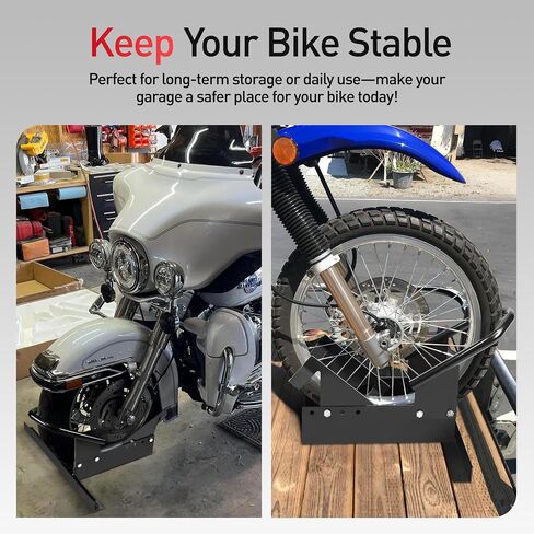 JY Performance chockcle wheel chock ، heavy stypricycle wheel stand for trailer ، crucer ، Sports & Dirt Bikes ، 1800 lb leg taple for 15 "-21" عجلات in Kuwait
