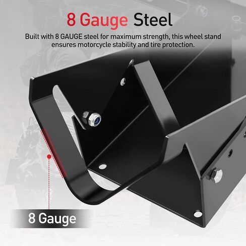 JY Performance chockcle wheel chock ، heavy stypricycle wheel stand for trailer ، crucer ، Sports & Dirt Bikes ، 1800 lb leg taple for 15 "-21" عجلات in Kuwait