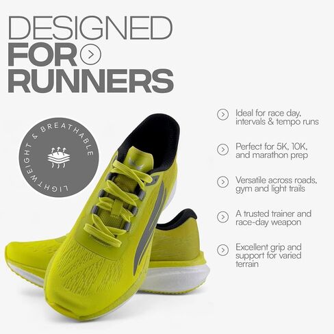 Swift Running Horus Men's Blue Carbon Plate Running - مدربون الأداء خفيف الوزن مع تقنية عاكسة للإيقاع ، الفواصل الزمنية ، الماراثون ، صالة الألعاب الرياضية والمطحنة in Kuwait
