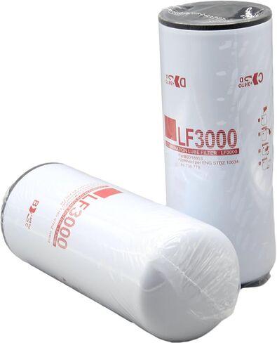 مرشح LF3000-2 زيت LUBE متوافق مع ISC 8.3L ISL/QSL 9.0L ISM N14 M11 محركات الديزل تحل محل 3401544 XLF75000 (حزمة 2) 2) in Saudi Arabia