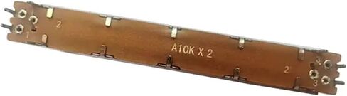 1PCS SL6021G A10K B10K 75MM خلاط شريحة الخلاط الشريحة طول 15 مم A10KX2 B10KX2 مقاومات متغير قناة ثنائية (1PCS A10K) in Kuwait