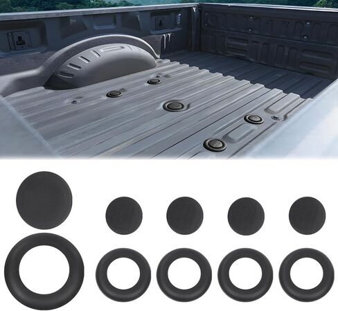 Trim Ring Kit 5th Wheel Hitch Puck Cover Plug Compatible with Ford F250 F350 F450 F550 Super Duty Trucks 2011-2023 BC3Z-99000A25-A in Kuwait