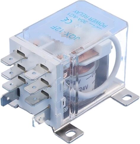 1PC JQX-12F-2Z 12VDC/24VDC/220VAC 30A 8 Pin Electromagnetic Power Relay DPDT 2 NO 2 NC(DC24V) in Saudi Arabia