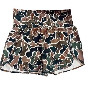 Colorful Camo Boxer Shorts Women Summer Graphic Print Cute Shorts 2025 Trendy in Kuwait