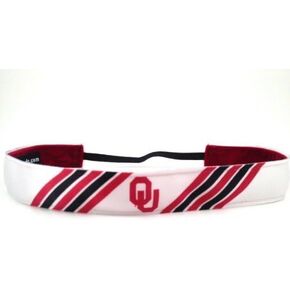 One Up Bands 1197 NCAA Oklahoma Sooners Stripes Headband - Pack of 2 in Saudi Arabia
