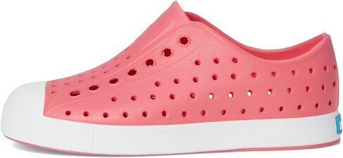 Native Shoes Kids Jefferson (Toddler/Little Kid) - EVA Upper and Lining - Perforations for Temperature Control Rookie Green/Shell White 5 Toddler M in Saudi Arabia