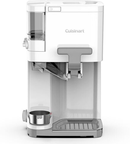 Cuisinart Soft Serve Ice Cream Machine- Mix It In Ice Cream Maker for Frozen Yogurt, Sorbet, Gelato, Drinks 1.5 Quart, White, ICE-48 in Saudi Arabia
